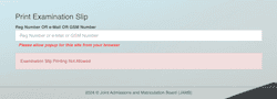 Jamb slip reprinting